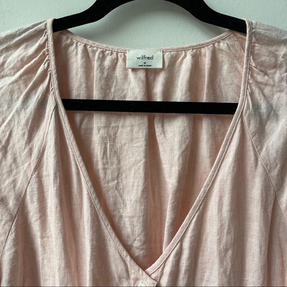 ARITZIA WILFRED APERITIF LINEN DRESS - Picture 11 of 12